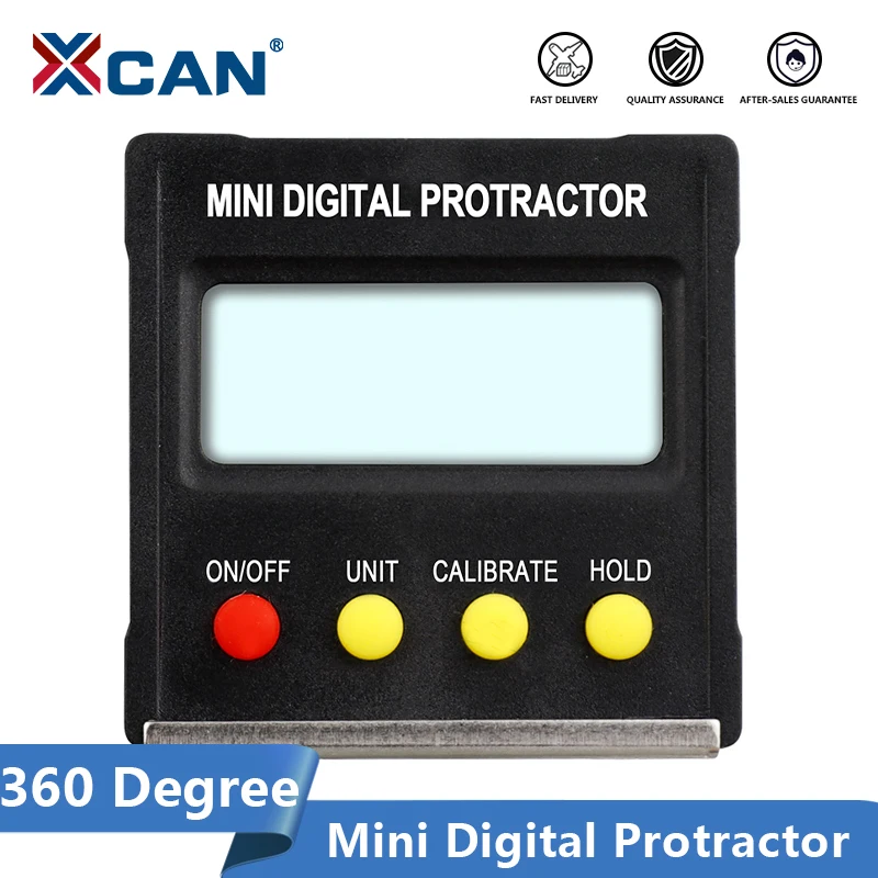 XCAN 360 Degree Mini Digital Protractor Inclinometer Electronic Level Box Magnetic Base Measuring Tools
XCAN 360 Degree Mini Digital Protractor Inclinometer Electronic Level Box Magnetic Base Measuring Tools