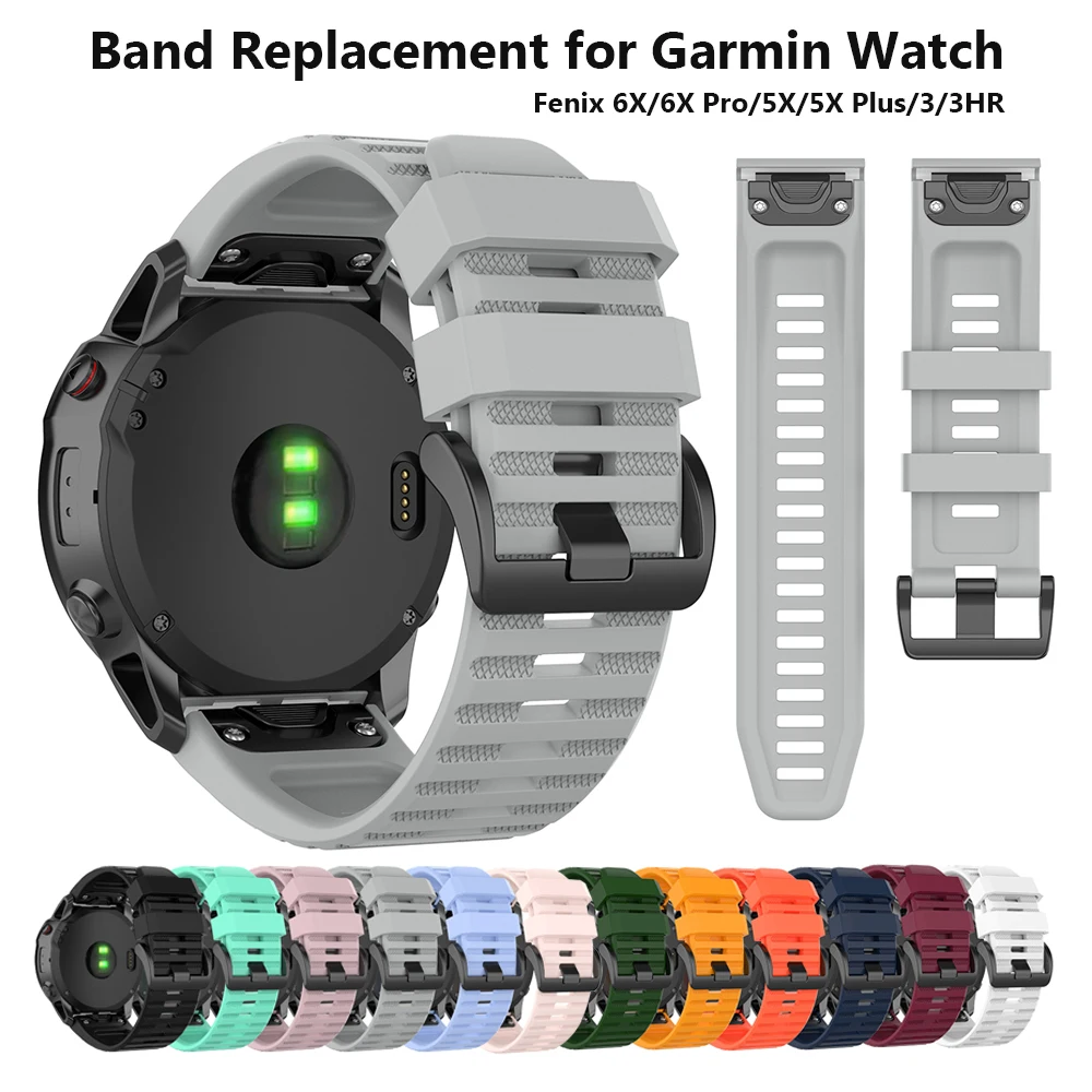 Ремешок для часов QuickFit 26 мм, оригинальный браслет для Garmin Fenix 3 HR 5X Plus 6X Pro Quatix 3 Tactix Bravo Чарли Дельта спуск Mk1
Ремешок для часов QuickFit 26 мм, оригинальный браслет для Garmin Fenix 3 HR 5X Plus 6X Pro Quatix 3 Tactix Bravo Чарли Дельта спуск Mk1