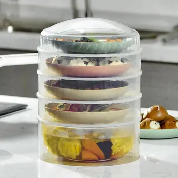 Transparent Food Storage Container 5-Tier Stackable Produce Saver with Lid Fridge and Kitchen Organizer
Transparent Food Storage Container 5-Tier Stackable Produce Saver with Lid Fridge and Kitchen Organizer