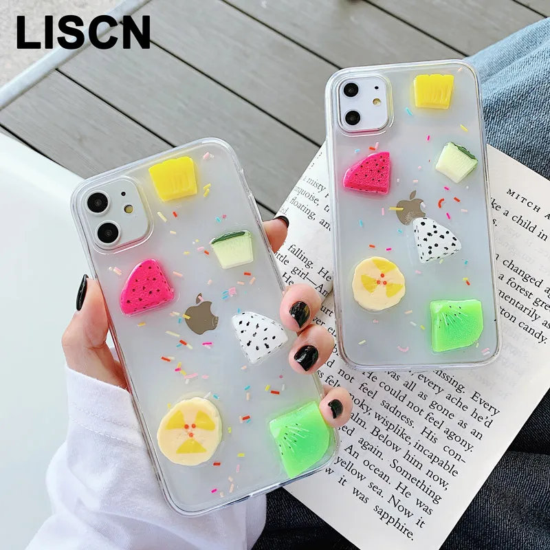 3D Solid Fruit Milk Candy Cookie Phone Case For iPhone 11 Pro Max XR XsMax X XS 6 6 S 7 8 Plus Soft Transparent Silicone Fundas
3D Solid Fruit Milk Candy Cookie Phone Case For iPhone 11 Pro Max XR XsMax X XS 6 6 S 7 8 Plus Soft Transparent Silicone Fundas