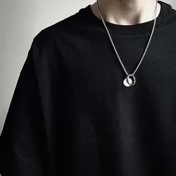 Circle Geometry Ring Necklace Dual Ins Trend European and American Hip Hop Pendant for Men and Women Does Not Fading
Circle Geometry Ring Necklace Dual Ins Trend European and American Hip Hop Pendant for Men and Women Does Not Fading