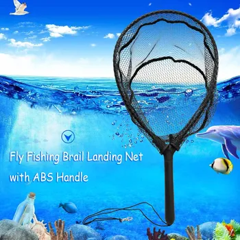 Fly Fishing Brail Landing Net Nylon Fishing Net with ABS Handle Aluminum Alloy Frame
Fly Fishing Brail Landing Net Nylon Fishing Net with ABS Handle Aluminum Alloy Frame