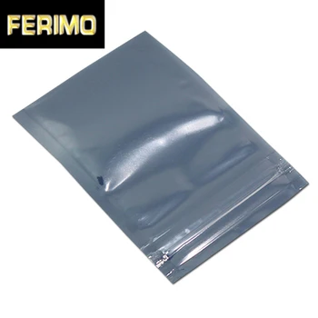 

21*30cm 50Pcs/lot Plastic Antistatic Shielding Zip Lock Package Bag ESD Anti Static Self Seal Sundries Zipper Packing Pouches