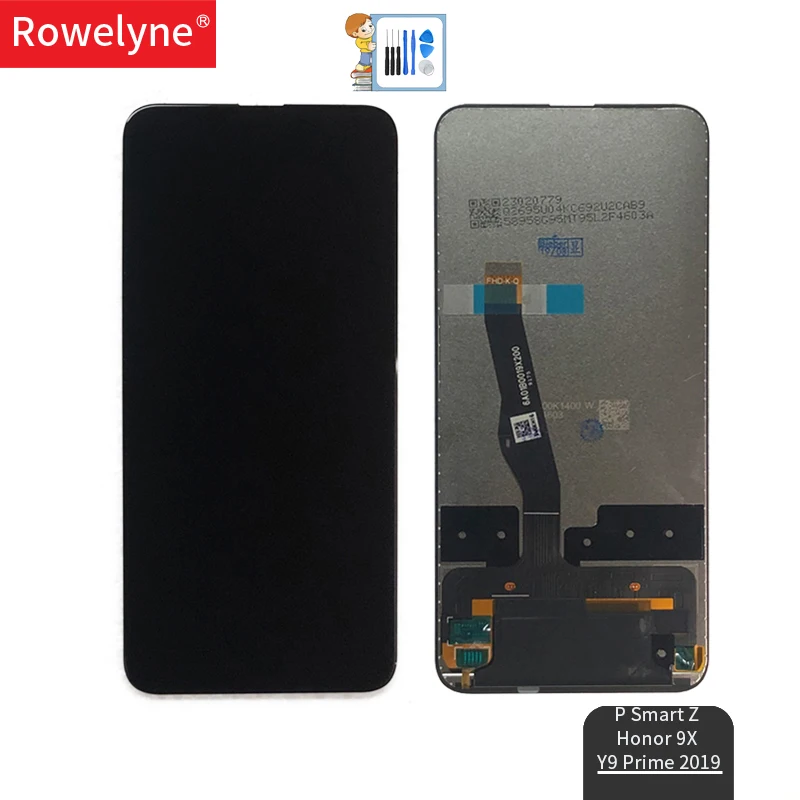 For Honor 9X LCD Display for HUAWEI P Smart Z / Y9 Prime 2019 LCD Screen with Touch Digitizer STK-LX1 STK-L22 STK-LX3 Assembly
For Honor 9X LCD Display for HUAWEI P Smart Z / Y9 Prime 2019 LCD Screen with Touch Digitizer STK-LX1 STK-L22 STK-LX3 Assembly