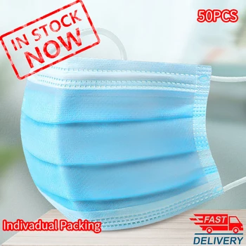 3-layers Single Package 50pcs Non-woven Disposable high quility anti-dust Mouth Cover Face Medical Mask
3-layers Single Package 50pcs Non-woven Disposable high quility anti-dust Mouth Cover Face Medical Mask