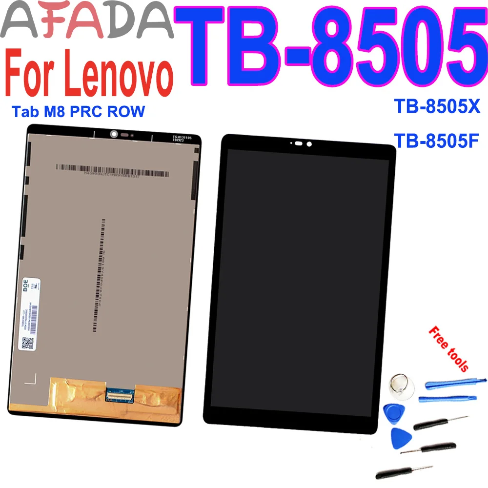 8" LCD Display For Lenovo Tab M8 PRC ROW TB-8505X TB-8505F TB-8505 LCD Touch Screen Digitizer Assembly Replacement for Tb-8505
8" LCD Display For Lenovo Tab M8 PRC ROW TB-8505X TB-8505F TB-8505 LCD Touch Screen Digitizer Assembly Replacement for Tb-8505