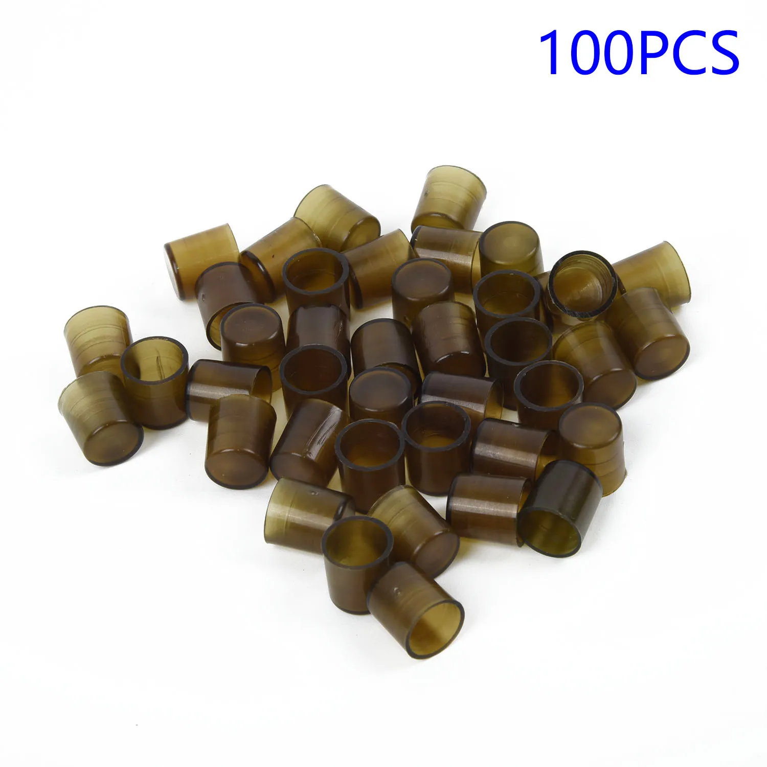 100pcs Plastic Brown Cell Cups Queen Raise Rearing Honey Bee Beekeeping w//Holder