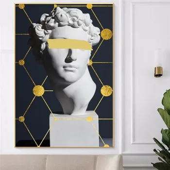 Sculpture of David Canvas Paintings On the Wall Art Posters And Prints Modern Cover Face Canvas Pictures For Living Room Cuadros
Sculpture of David Canvas Paintings On the Wall Art Posters And Prints Modern Cover Face Canvas Pictures For Living Room Cuadros