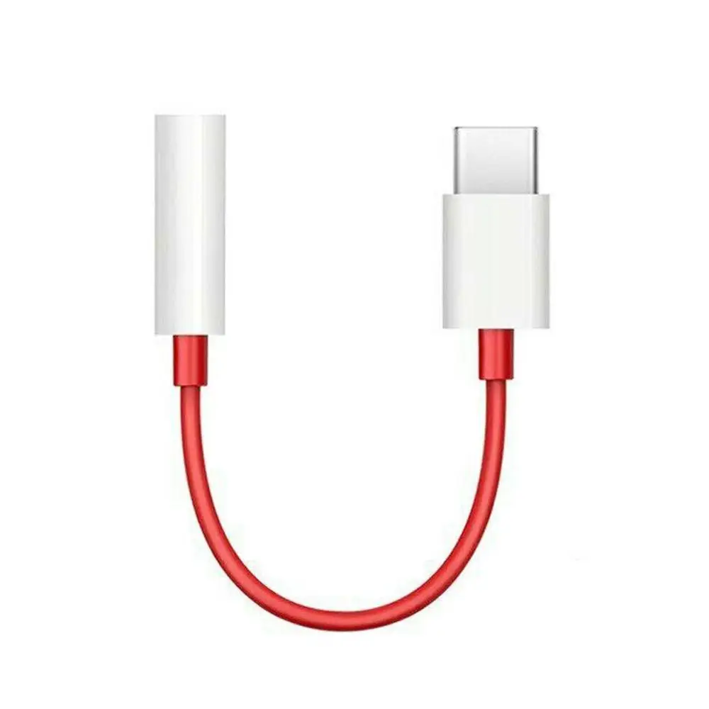 Переходник для наушников Oneplus 7 Pro 6T USB Тип C на 3 5 мм Aux аудио One Plus 1 + музыкальный