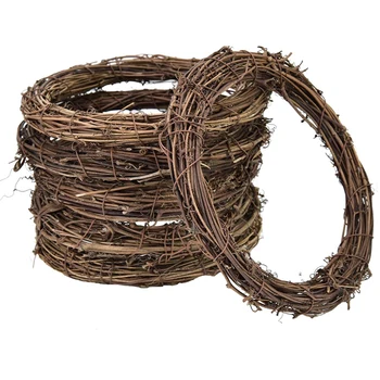 Rattan Wreath, Twigs Wreath DIY Vine Wreath Decorations for Front Door Wall Hanging, 7.9 Inches,6 PCS
Rattan Wreath, Twigs Wreath DIY Vine Wreath Decorations for Front Door Wall Hanging, 7.9 Inches,6 PCS