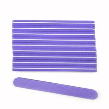 10 шт./лот фиолетовая для украшения ногтей файлы 100/180 ногти аксессуары: гель маникюр, Полировка Ногтей Limas губка для полировки ногтей блок-шли...(China)
