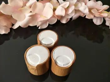 Natural 18 20/24/28R 410 Natural Bamboo flip Cap Makeup Lid Cover for plastic PET PP aluminum bottles cosmetic package accessory 
Natural 18 20/24/28R 410 Natural Bamboo flip Cap Makeup Lid Cover for plastic PET PP aluminum bottles cosmetic package accessory