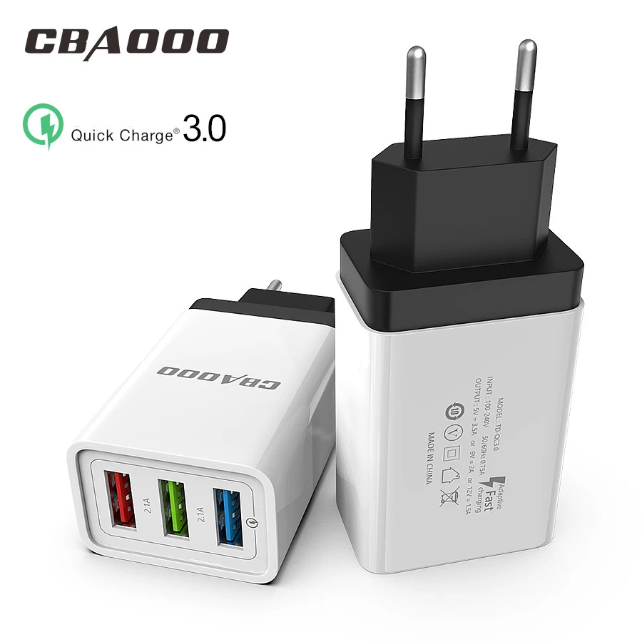 USB Charger Quick charge 3.0 Mobile Phone Charger for iPhone X 8 7 iPad EU Fast Wall Charger for Samsung S9 Xiaomi mi 8 Huawei 
USB Charger Quick charge 3.0 Mobile Phone Charger for iPhone X 8 7 iPad EU Fast Wall Charger for Samsung S9 Xiaomi mi 8 Huawei