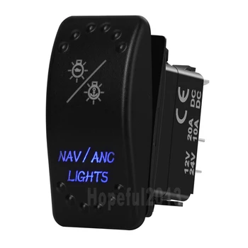 Blue Led Lasor Engraving Nav/Anc Lights 3 Way Rocker Toggle Button Switch 7 Pins ON OFF ON 12v 24v DPDT for Car Boat Truck
Blue Led Lasor Engraving Nav/Anc Lights 3 Way Rocker Toggle Button Switch 7 Pins ON OFF ON 12v 24v DPDT for Car Boat Truck
