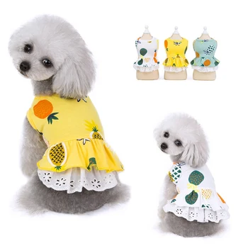 Summer Pineapple Puppy Dog Cat Dresses For Chihuahua Clothes Soft Cotton Pet Dog Clothes Cats Animals Skirt Dress Outfit
Summer Pineapple Puppy Dog Cat Dresses For Chihuahua Clothes Soft Cotton Pet Dog Clothes Cats Animals Skirt Dress Outfit