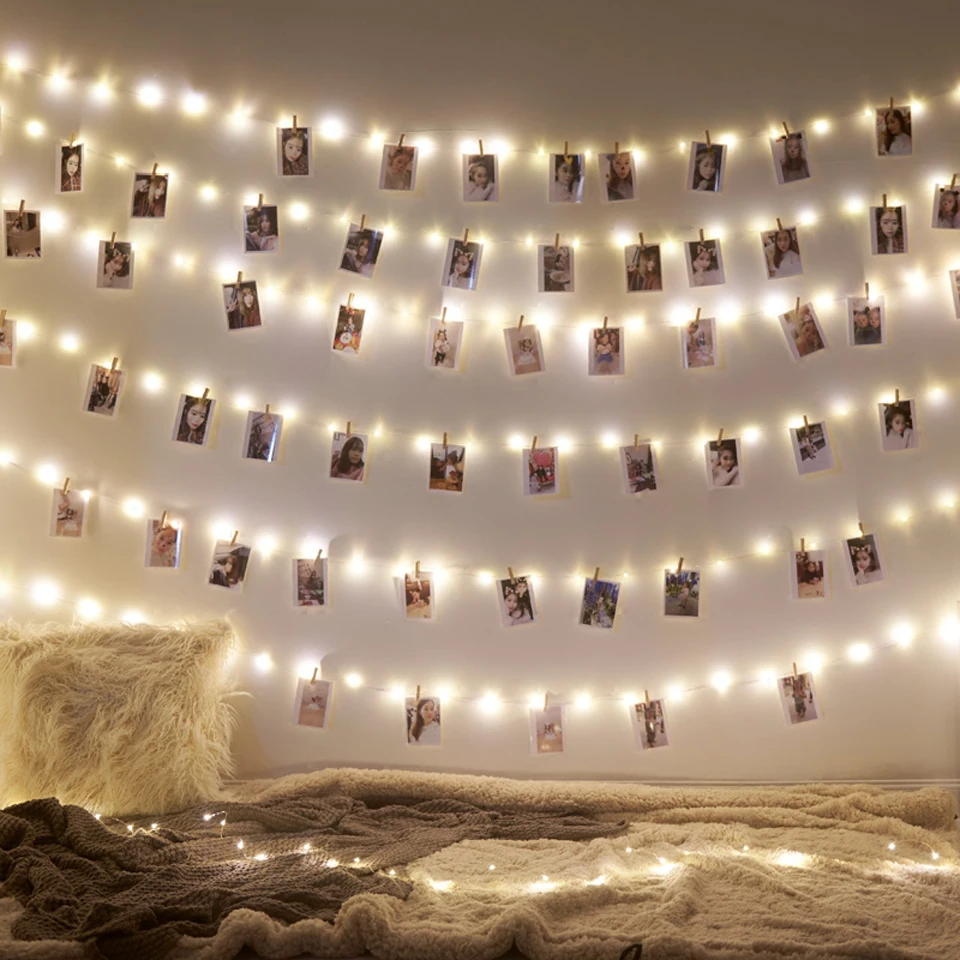 Garland Led 2M 5M 10M USB LED Light Strings Christmas Fairy Light For Photo Clip String Lights Battery Powered Outdoor Wedding
Garland Led 2M 5M 10M USB LED Light Strings Christmas Fairy Light For Photo Clip String Lights Battery Powered Outdoor Wedding
