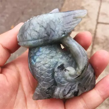 1pcs Natural color labradorite feldspar carvings cartoon toothless crystal dragon carvings interior decoration Christmas gifts
1pcs Natural color labradorite feldspar carvings cartoon toothless crystal dragon carvings interior decoration Christmas gifts