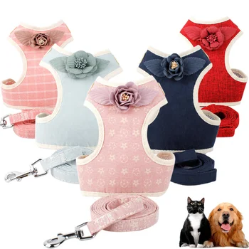 Fashion Flower Pet Harness Dog Leash Set Air Nylon Mesh Puppy Small Dogs Cat Vest Flower Clothes Accessories Dog Vest Chihuahua 
Fashion Flower Pet Harness Dog Leash Set Air Nylon Mesh Puppy Small Dogs Cat Vest Flower Clothes Accessories Dog Vest Chihuahua