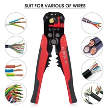 5 in 1 Wire Stripper, Multi-tool Cutting Crimping Pliers Tools Repair Hand Ctters Construction Nippers Tools for Electrician
5 in 1 Wire Stripper, Multi-tool Cutting Crimping Pliers Tools Repair Hand Ctters Construction Nippers Tools for Electrician
