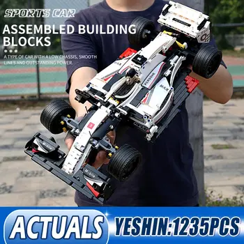 Yeshin Technic Car Toys The 7115 Splicing F1 Formula Car Model Building Blocks Compatible With 8674 Kids Christmas Gift
Yeshin Technic Car Toys The 7115 Splicing F1 Formula Car Model Building Blocks Compatible With 8674 Kids Christmas Gift