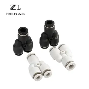 PY Y-type Tracheal Connector Fast Plug-in Joint Pneumatic Components Diaphragm Through Joints Connect 4mm 6mm 8mm 10mm 12mm
PY Y-type Tracheal Connector Fast Plug-in Joint Pneumatic Components Diaphragm Through Joints Connect 4mm 6mm 8mm 10mm 12mm