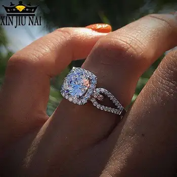 Style White Crystal 925 Silver Rings For Women Wedding Cubic Zirconia Ring Fashion Jewelry cubic zirconia ring luxury brand ring 
Style White Crystal 925 Silver Rings For Women Wedding Cubic Zirconia Ring Fashion Jewelry cubic zirconia ring luxury brand ring