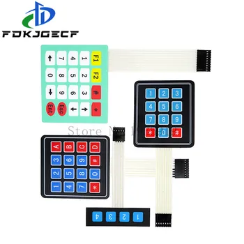 

10pcs/lot 1*4 3*4 4*4 4*5 Matrix Array/Matrix Keyboard 16 Key Membrane Switch Keypad for arduino 1x4 3x4 4x4 4x5