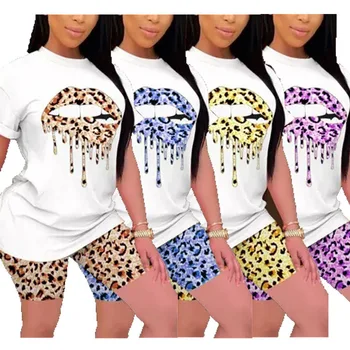 Women's Leopard Shirt, Cropped Shorts, Leopard Prints Short Sleeve Loose Casual Yoga Elastic Suit
Women's Leopard Shirt, Cropped Shorts, Leopard Prints Short Sleeve Loose Casual Yoga Elastic Suit