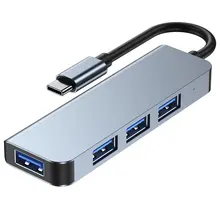 USB HUB C HUB Adapter 4 In 1 USB C To USB 3.0 HDMI-Compatible Dock For Mobile Phones And Laptops USB-C Type C 3.0 Splitter
USB HUB C HUB Adapter 4 In 1 USB C To USB 3.0 HDMI-Compatible Dock For Mobile Phones And Laptops USB-C Type C 3.0 Splitter