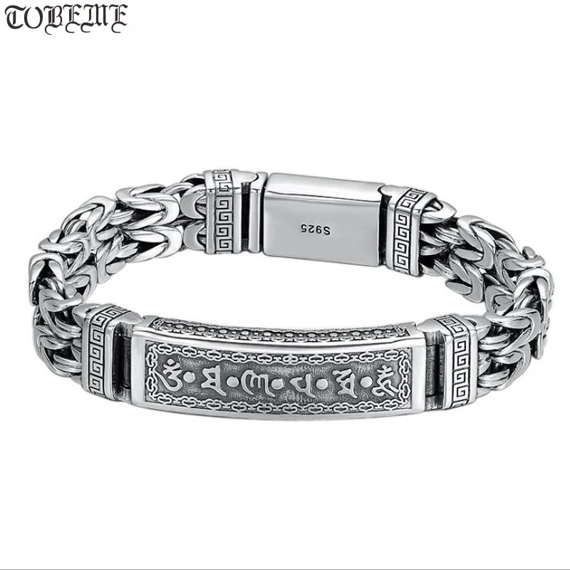 Handmade 925 Silver Tibetan Bracelet Tibetan Six Words Bracelet Vintage Sterling Silver Longevity Bracelet
Handmade 925 Silver Tibetan Bracelet Tibetan Six Words Bracelet Vintage Sterling Silver Longevity Bracelet