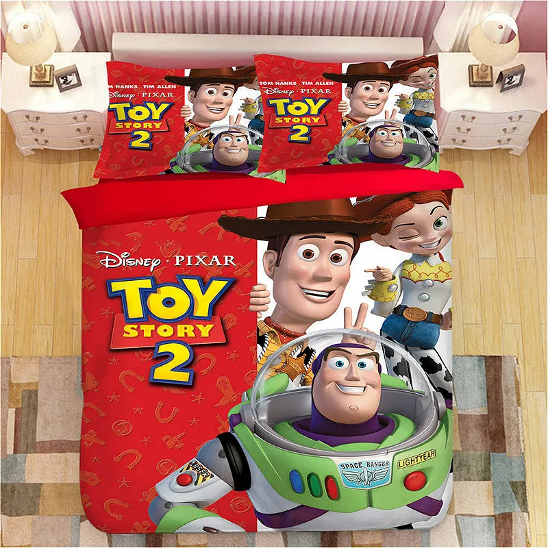 Toy Story Bedding Set Woody Buzz Lightyear Duvet Cover Kids Cartoon Comforter Bedding Sets King Size Bedding Set
Toy Story Bedding Set Woody Buzz Lightyear Duvet Cover Kids Cartoon Comforter Bedding Sets King Size Bedding Set