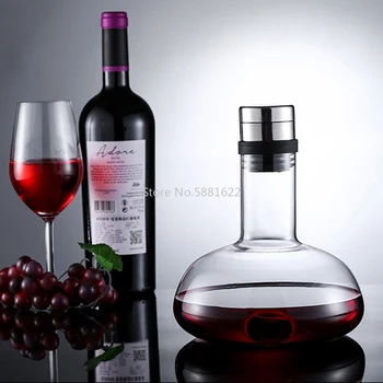 1500ML Big Decanter Handmade Crystal Red Wine Brandy Champagne Glasses Decanter Bottle Jug Pourer Aerator For Family Bar
1500ML Big Decanter Handmade Crystal Red Wine Brandy Champagne Glasses Decanter Bottle Jug Pourer Aerator For Family Bar