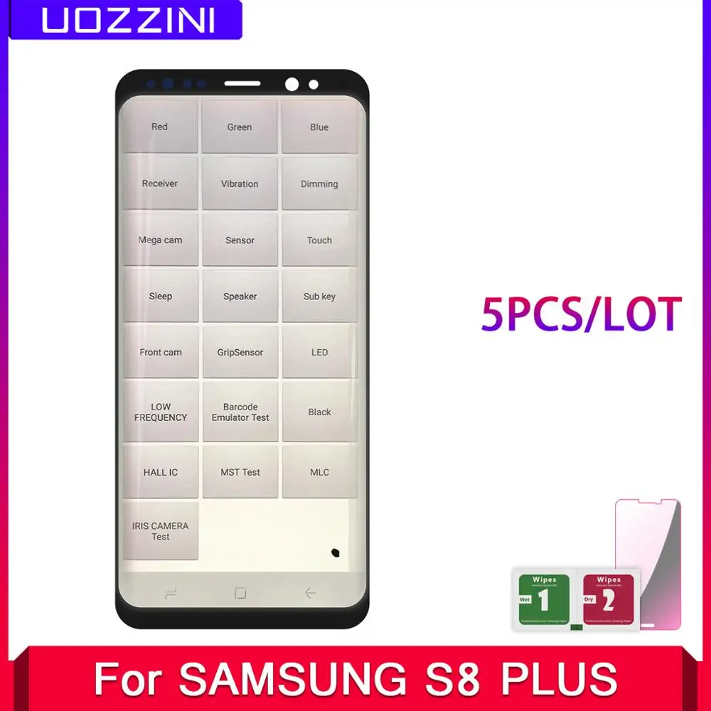 5 Pcs Lcds For Samsung Galaxy S8 Lcd Display S8 plus G950 G950F G955fd G955F G955 With Dead Pixel LCD Touch Screen Digitizer
5 Pcs Lcds For Samsung Galaxy S8 Lcd Display S8 plus G950 G950F G955fd G955F G955 With Dead Pixel LCD Touch Screen Digitizer