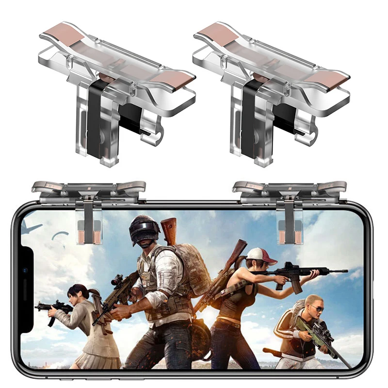 For PUBG Game Trigger Cell Phone Mobile Controller Fire Button Gamepad L1R1 Aim Key Joystick for iphone 11 Android xiaomi
For PUBG Game Trigger Cell Phone Mobile Controller Fire Button Gamepad L1R1 Aim Key Joystick for iphone 11 Android xiaomi