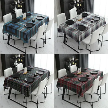Scottish Style Tablecloth Dark Plaid PVC Waterproof Table Cover Flowers Printed Home Decorative nappes de table rectangle T440
Scottish Style Tablecloth Dark Plaid PVC Waterproof Table Cover Flowers Printed Home Decorative nappes de table rectangle T440