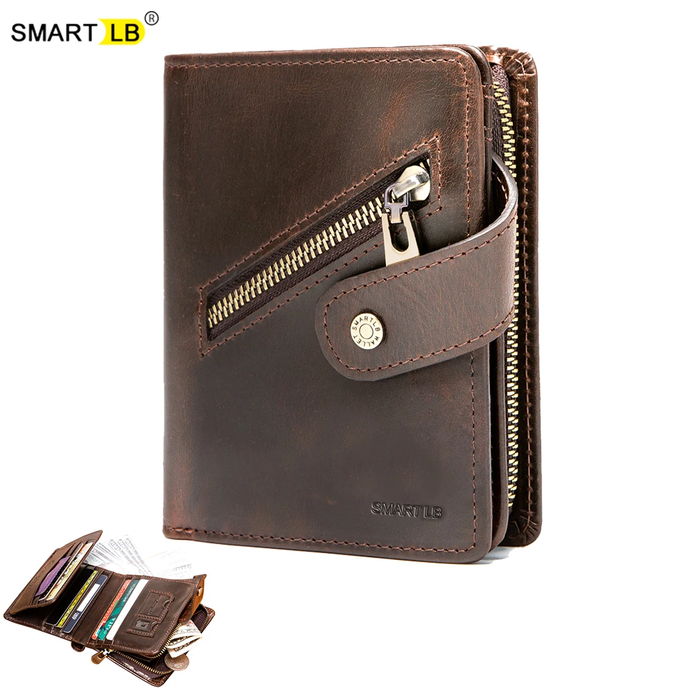 Men's Wallet Money Bag Genuine Leather Business Short Wallet Vintage Walltes Multi-card Soft Purse Zipper Coin Bag
Men's Wallet Money Bag Genuine Leather Business Short Wallet Vintage Walltes Multi-card Soft Purse Zipper Coin Bag