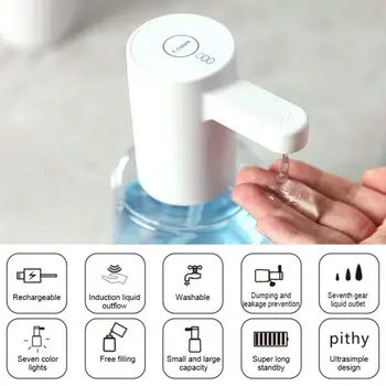 Automatic Sensor With Colorful Light Portable Travel Essential Oil Output Control No Touch Rechargeable School Soap Dispenser
Automatic Sensor With Colorful Light Portable Travel Essential Oil Output Control No Touch Rechargeable School Soap Dispenser