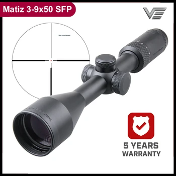 Vector Optics Matiz 3-9x50 Riflescope 1/4 MOA Capped Adjustment Tactical Optical Scope 25.4mm 1 inch Tube Dia with Lens cap
Vector Optics Matiz 3-9x50 Riflescope 1/4 MOA Capped Adjustment Tactical Optical Scope 25.4mm 1 inch Tube Dia with Lens cap