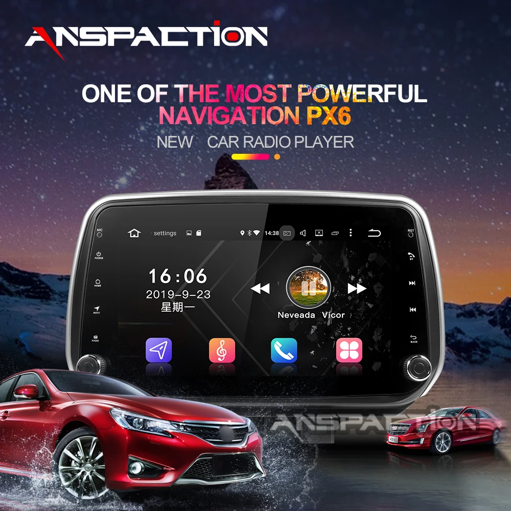 4G ram Android 9 0 автомобильный dvd gps плеер для hyundai Tucson ix35 2018 навигатор raido видео 1 din