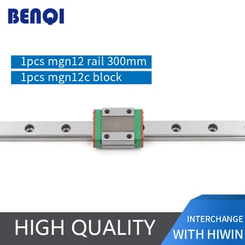 Mini linear Guide MGN12- L300mm linear rail + MGN12C standard bearing for 3D printer 
Mini linear Guide MGN12- L300mm linear rail + MGN12C standard bearing for 3D printer