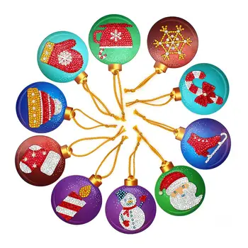 10pcs DIY Diamond Painting Christmas Tree Pendant Full Drills Special Shape Diamond Embroidery Christmas Decorations for Home
10pcs DIY Diamond Painting Christmas Tree Pendant Full Drills Special Shape Diamond Embroidery Christmas Decorations for Home