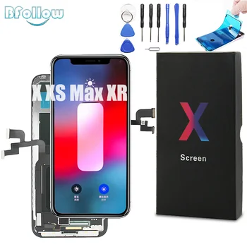 BFOLLOW Original Refurbished OLED for iPhone X XS / XS Max / XR LCD AAA Screen Digitizer Display Assembly Replacement
BFOLLOW Original Refurbished OLED for iPhone X XS / XS Max / XR LCD AAA Screen Digitizer Display Assembly Replacement