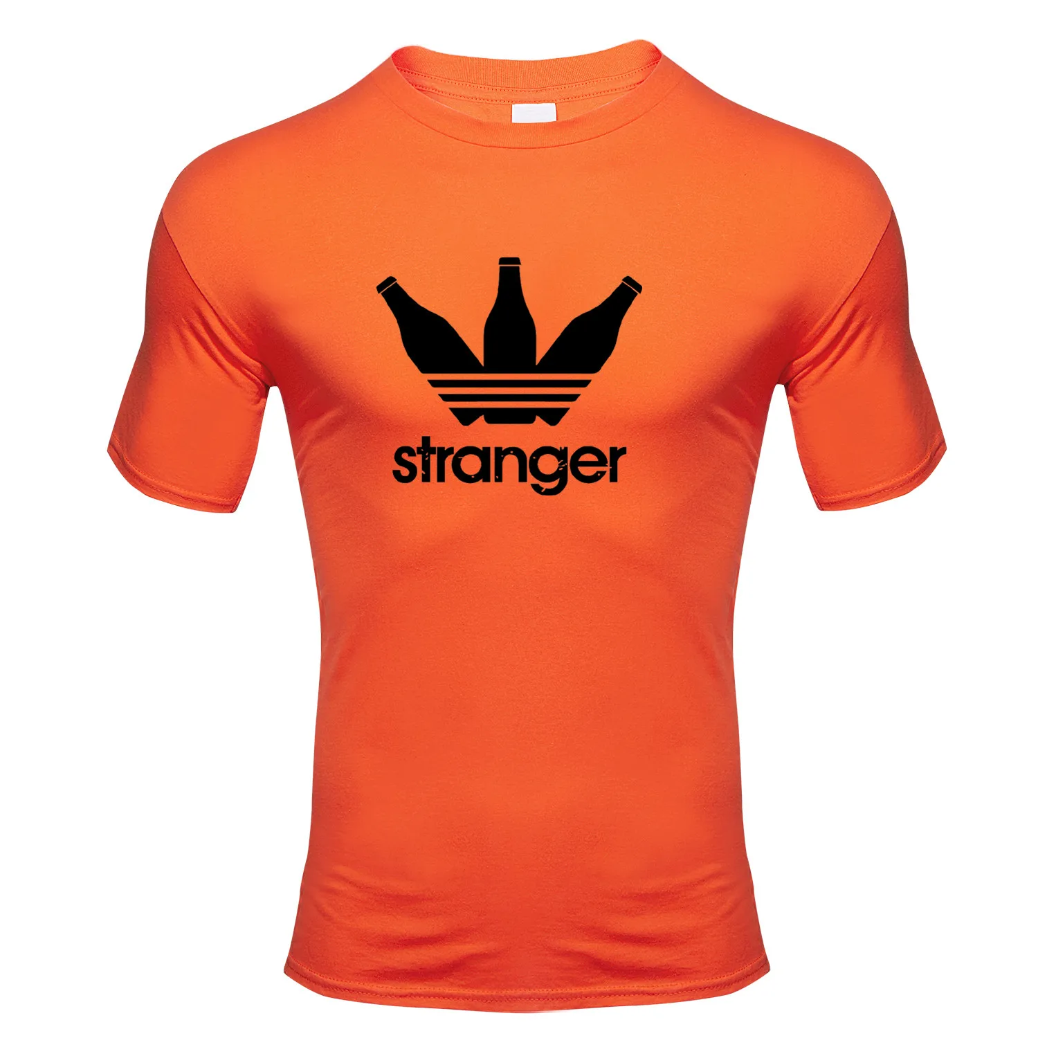 2020 New Summer Men's Fashion T-Shirt Printed TheBottle T-Shirt O-Neck Short-Sleeved and Style T-Shirt 95% Cotton Sport