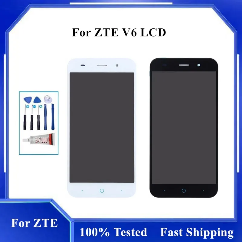 100% протестированный 5 0 "для ZTE Blade Z7 X7 V6 LCD D6 T660 T663 замена экрана для ЖК-дисплей