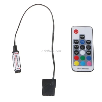 RGB Controller RF Wireless Remote Control for Case LED Light 3Pin 5V or 4Pin 12V RGB for AURA SYNC Power Supply
RGB Controller RF Wireless Remote Control for Case LED Light 3Pin 5V or 4Pin 12V RGB for AURA SYNC Power Supply