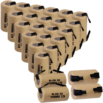 25 pcs SC battery 1.2V batteries for power tools 1400mah nicd 4.25cm*2.2cm color random
25 pcs SC battery 1.2V batteries for power tools 1400mah nicd 4.25cm*2.2cm color random
