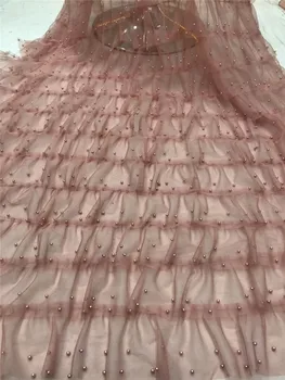 African Lace Fabric 2019 High Quality Lace Beaded French Nigerian Lace Fabrics 3D Lace 5 Yards /Lot For Wedding Party FZ910
African Lace Fabric 2019 High Quality Lace Beaded French Nigerian Lace Fabrics 3D Lace 5 Yards /Lot For Wedding Party FZ910