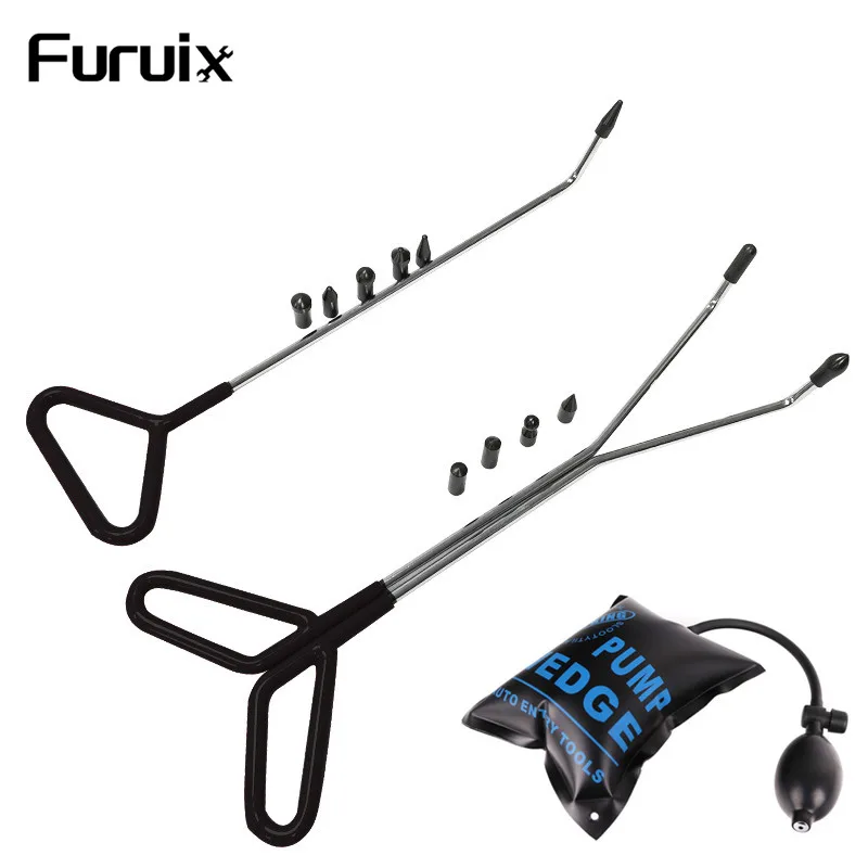 FURUIX Paintless Dent Removal Puller Hail Repair Set Spring Steel Rod with Pump Wedge
FURUIX Paintless Dent Removal Puller Hail Repair Set Spring Steel Rod with Pump Wedge