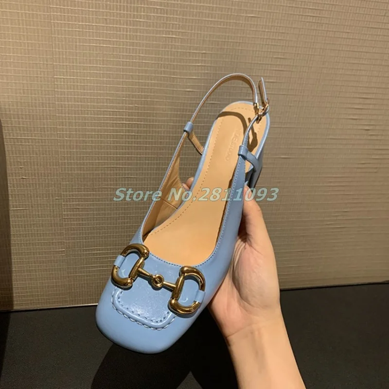 Dress Women Pumps Sexy Square Toe Slip On Metal Buckle Open Toe Slingback Dress Shoes Block Heel 6.5 cm Shallow Dress Shoes
Dress Women Pumps Sexy Square Toe Slip On Metal Buckle Open Toe Slingback Dress Shoes Block Heel 6.5 cm Shallow Dress Shoes