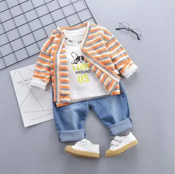 Boys Spring Clothes Sets Kids Fashion Cartoon Longsleeve T-shirt+coat +pants 3pcs Sports Suits Children Boys Tracksuit For 1-4Y
Boys Spring Clothes Sets Kids Fashion Cartoon Longsleeve T-shirt+coat +pants 3pcs Sports Suits Children Boys Tracksuit For 1-4Y